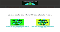 Desktop Screenshot of coloradohighlifetours.com